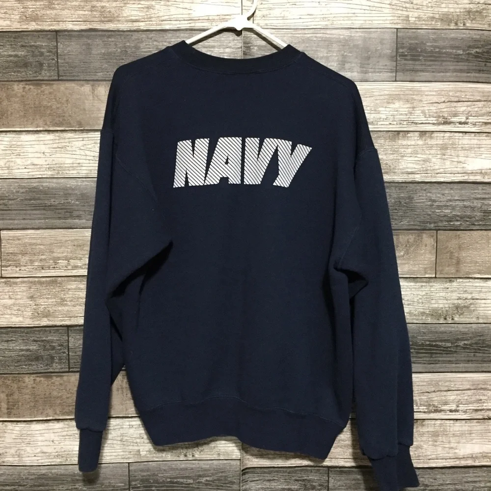 Soffe US Navy Sweatshirt Men’s M Navy Blue Pullover Crewneck Official